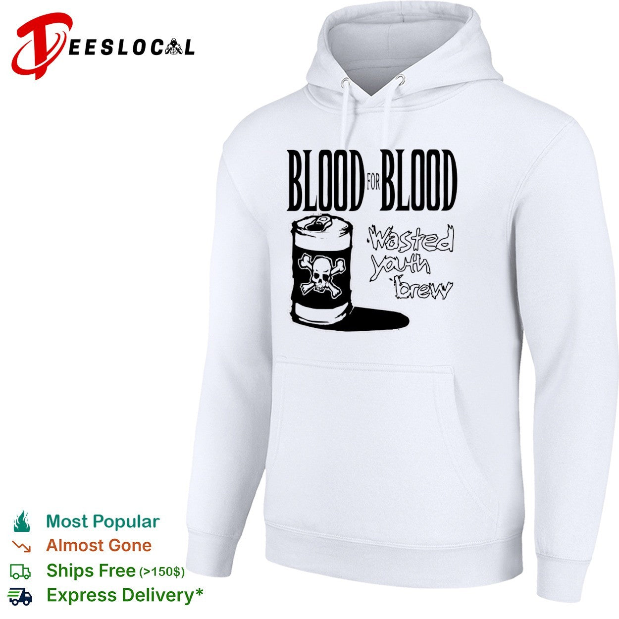 Blood for Blood Wasted Youth Brew shirt