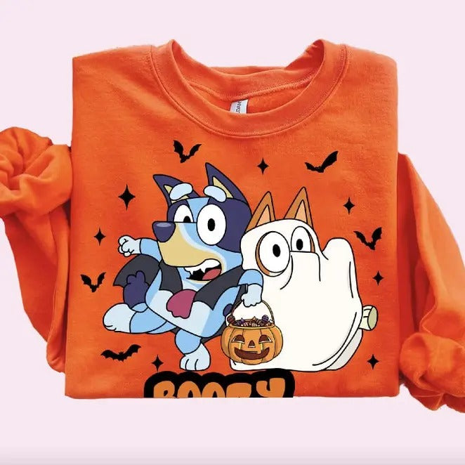 Blue Booey Shirt Halloween Shirt Cute Halloween Shirt Toddler Blue Shirt Shirt Halloween Family Matching Shirt Trendy Tee