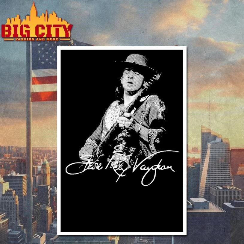 Blues Guitar Stevie Ray Vaughan Signature Shirt