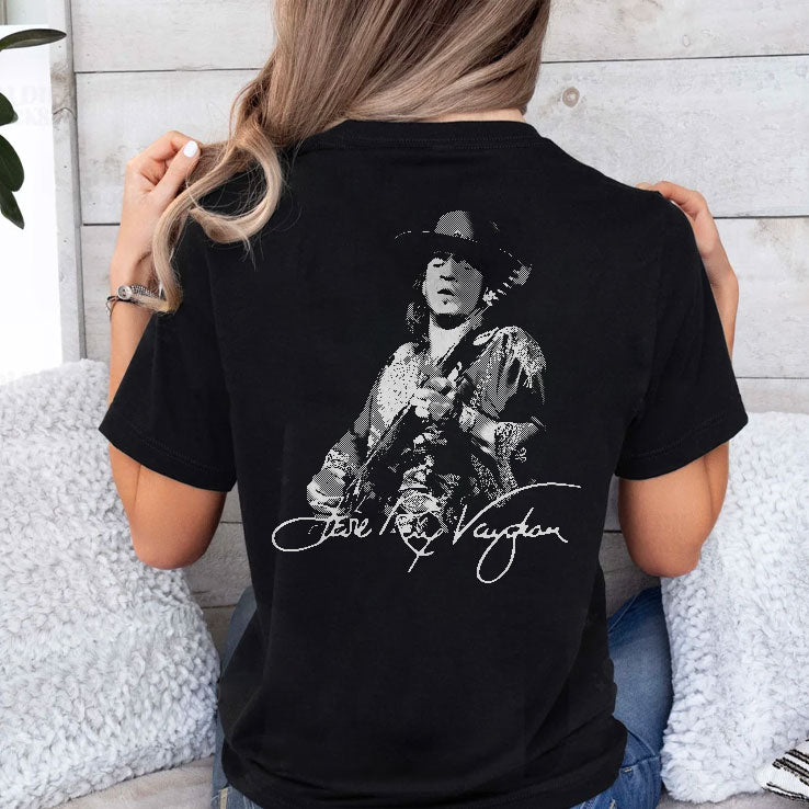 Blues Guitar Stevie Ray Vaughan T Shirt