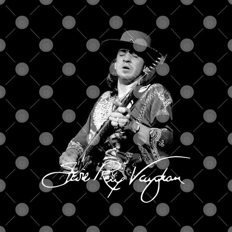 Blues Guitar Stevie Ray Vaughan T Shirt