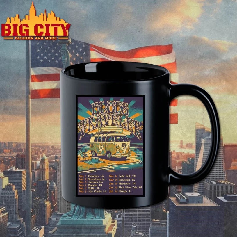 Blues Traveler Summer Tour 2026 Poster T-shirt