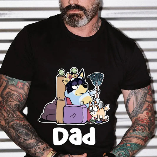 Bluey Dad Life Tee Shirt, Bluey Bandit T-Shirt, Bluey Bandit Sweatshirt, Bandit Bingo Bluey T-Shirt, Gift For Dad, Father's Day Shirt, Shirt For Daddy, Best Dad Ever Bluey Shirt, Bluey Cool Dad Shirt, Rad Dad Bluey Sweater, Bandit Chilli Heeler Shirt