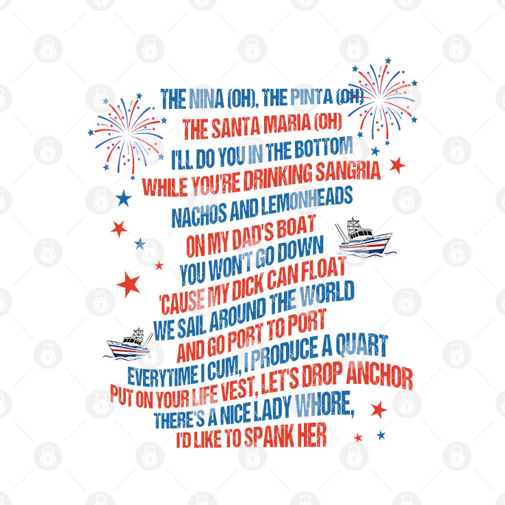 Boats Hoes And Freedom 4th Of July Step Brothers Inspired Boating & Freedom Funny Patriotic Boat Party T Shirt