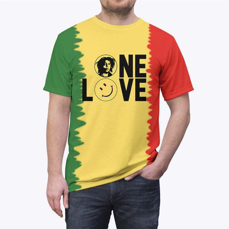 Bob Marley One Love All Over Print Unisex T Shirt