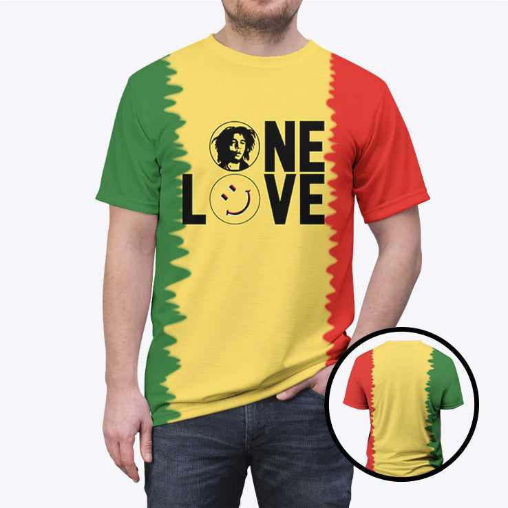 Bob Marley One Love All Over Print Unisex T Shirt