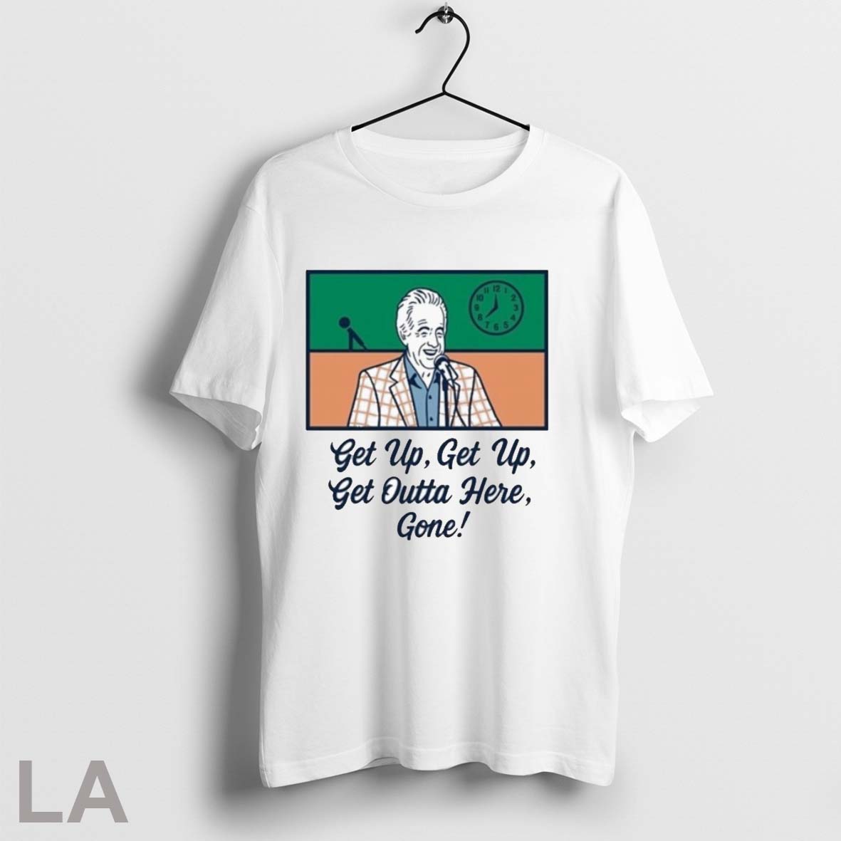 Bob Uecker Get Up Get Outta Here Gone Milwaukee Brewers T Shirts - clothing by TeeHivey.com
