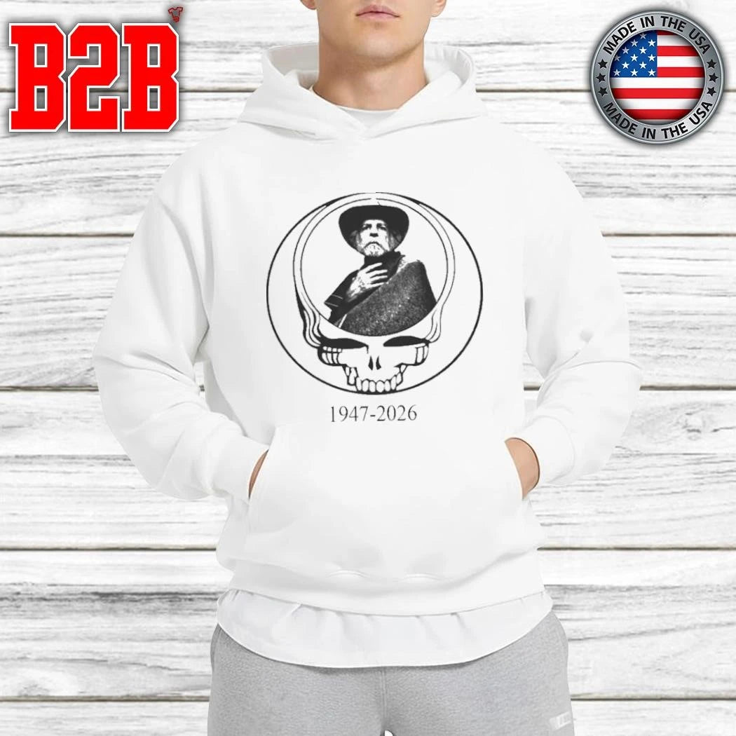 Bob Weir Grateful Dead Stealie Logo Tribute 1947-2026 Memorial Rest In Peace 1947 2026 Shirt