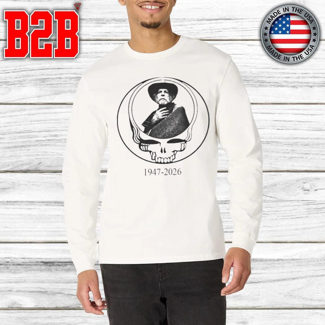 Bob Weir Grateful Dead Stealie Logo Tribute 1947-2026 Memorial Rest In Peace 1947 2026 Shirt