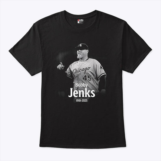 Bobby Jenks Chicago White Sox In Memory 1981-2025 T Shirt