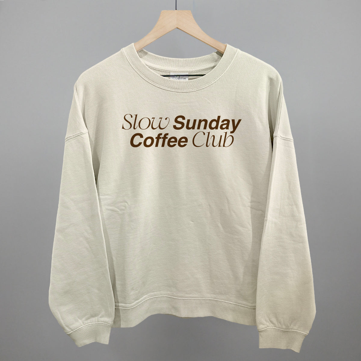 Slow Sunday Coffee Club - clothing by TeeHivey.com (Image 1)