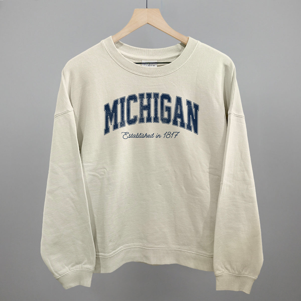 Michigan Varsity Arch (Blue) - clothing by TeeHivey.com (Image 1)