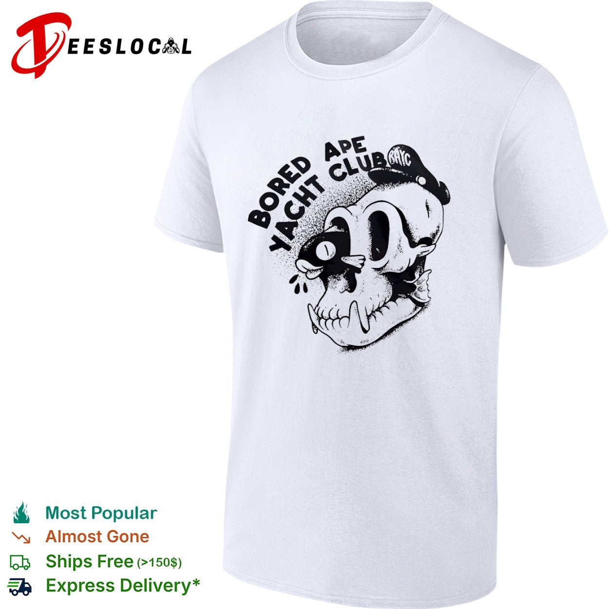 Bored Ape Yacht Club Skull Fish shirt