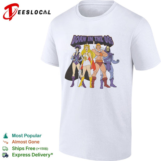 Born in the 80s Shadow Weaver She Ra He Man and Skeletor Masters of the Universe shirt