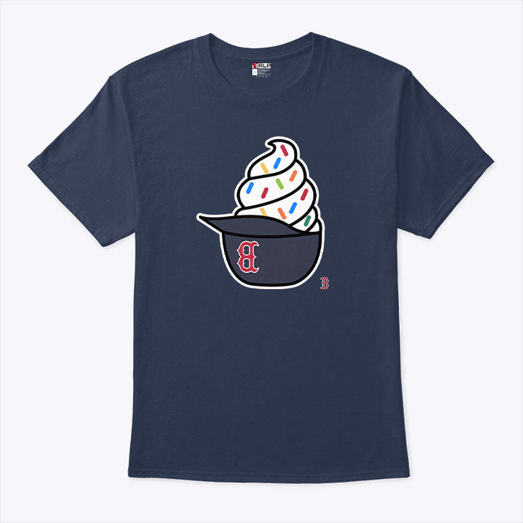 Boston Red Sox Ice Cream Helmet Shirt