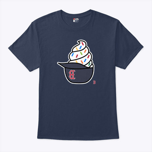 Boston Red Sox Ice Cream Helmet Shirt