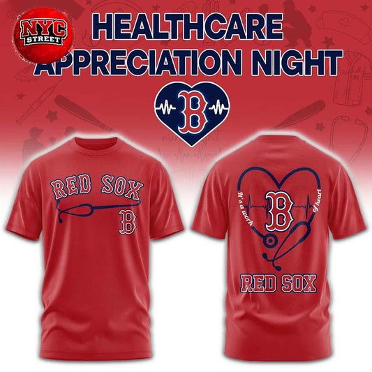 Boston Red Sox x Healthcare Appreciation Night 2026 Celebration Two Sided Shirt