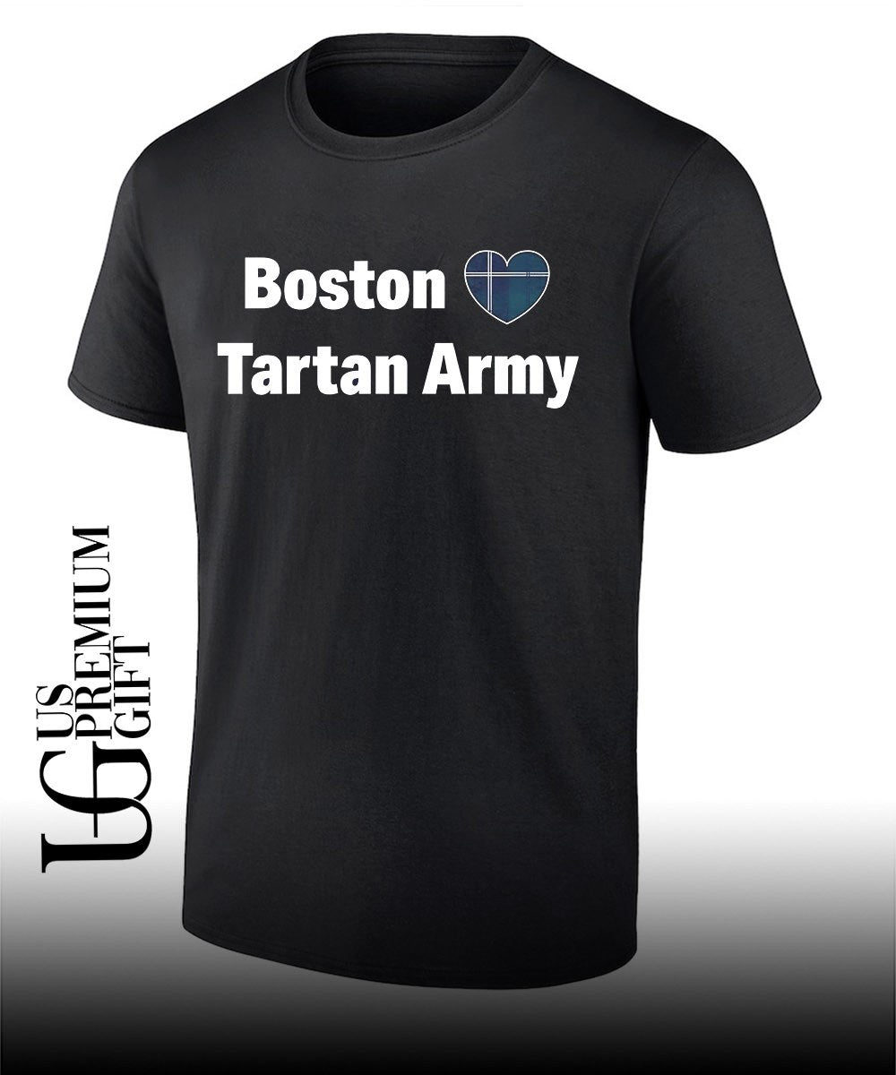 Boston love Tartan Army shirt