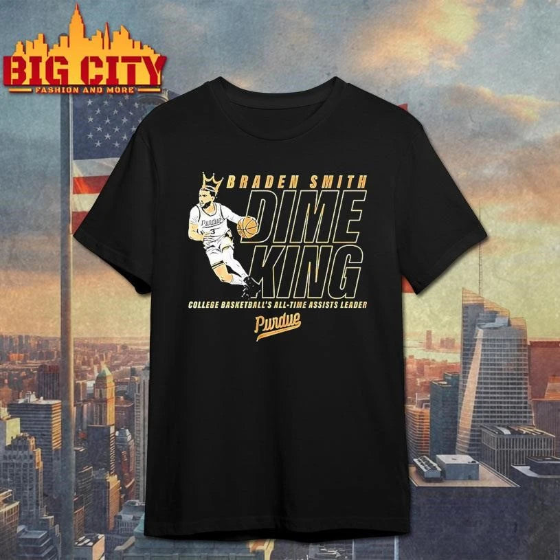 Braden Smith Dime King Purdue College Basketball’s All Time Assists Leader Graphic Shirt