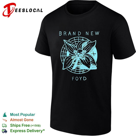 Brand New band Foyd botanical skull shirt