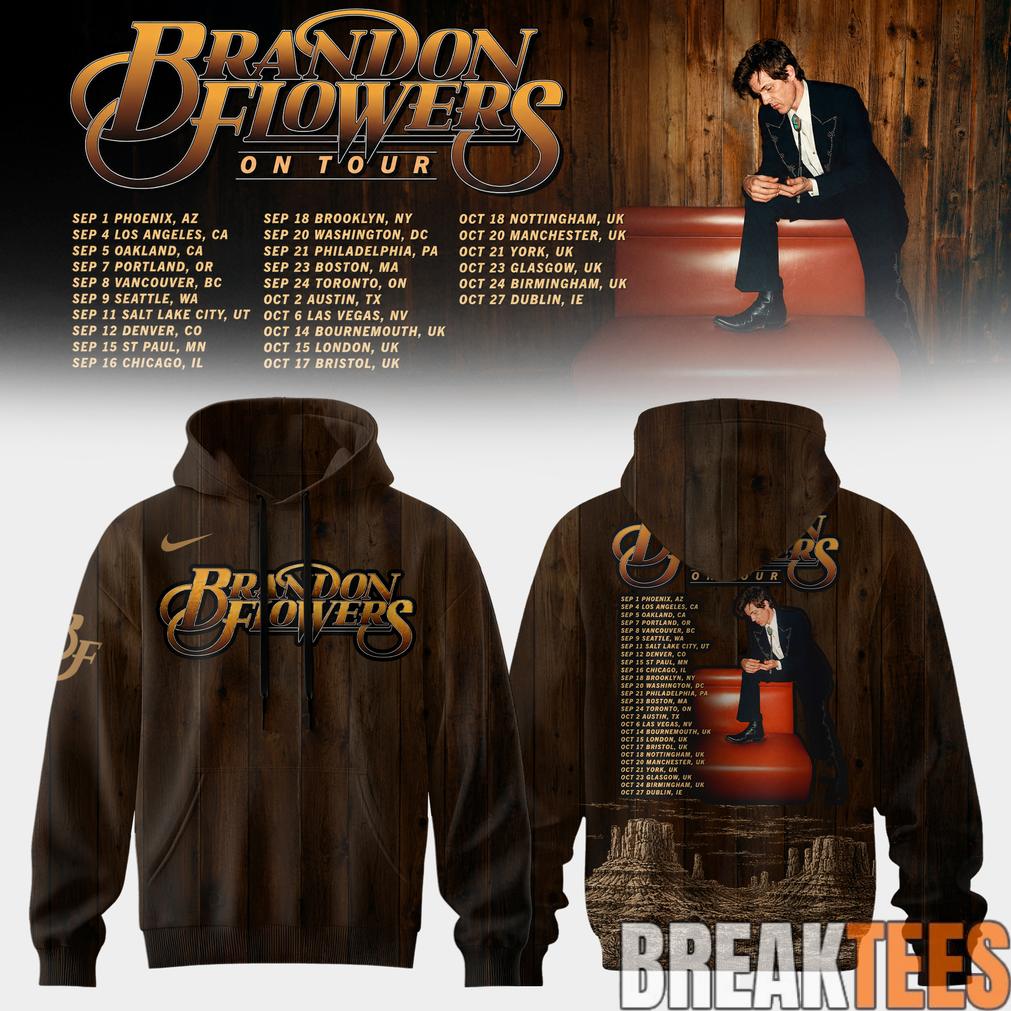Brandon Flowers On Tour 26 Hoodie