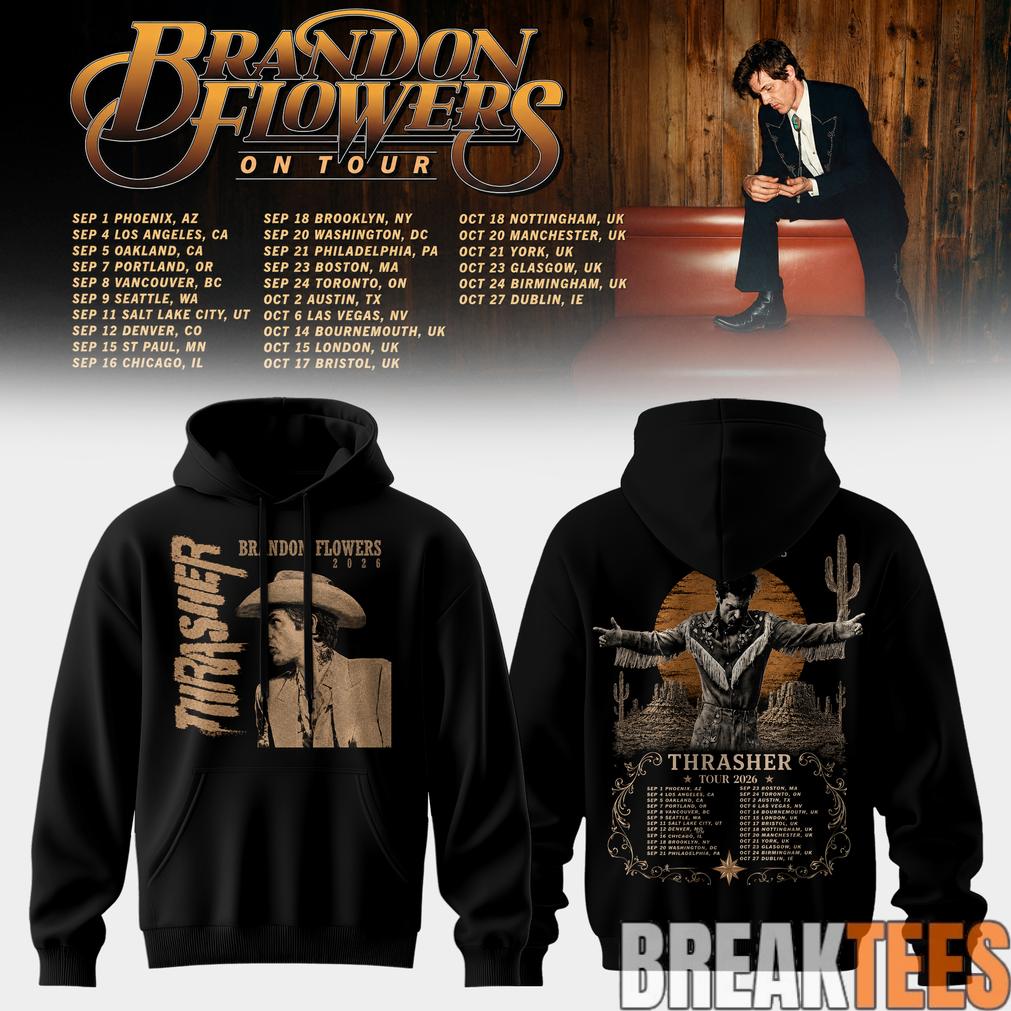 Brandon Flowers On Tour 26 Hoodie