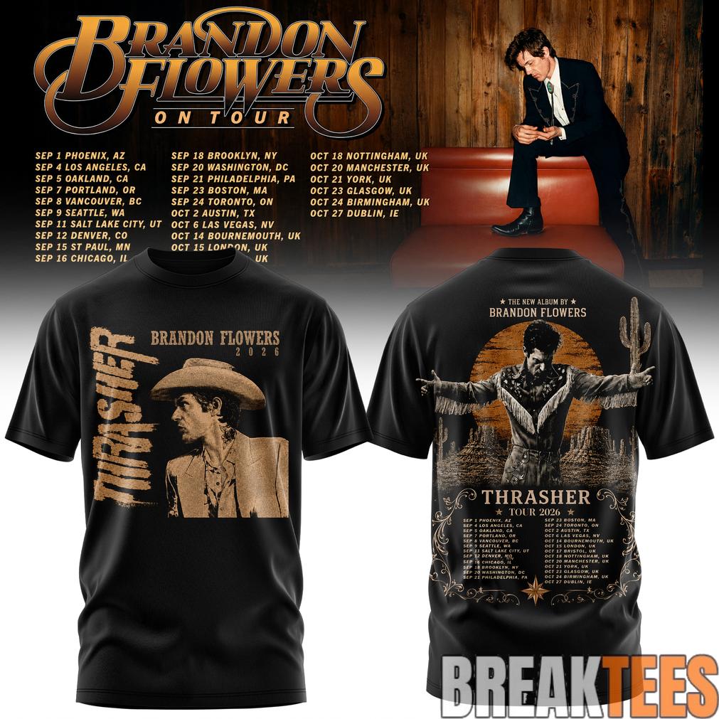 Brandon Flowers On Tour 26 Tee