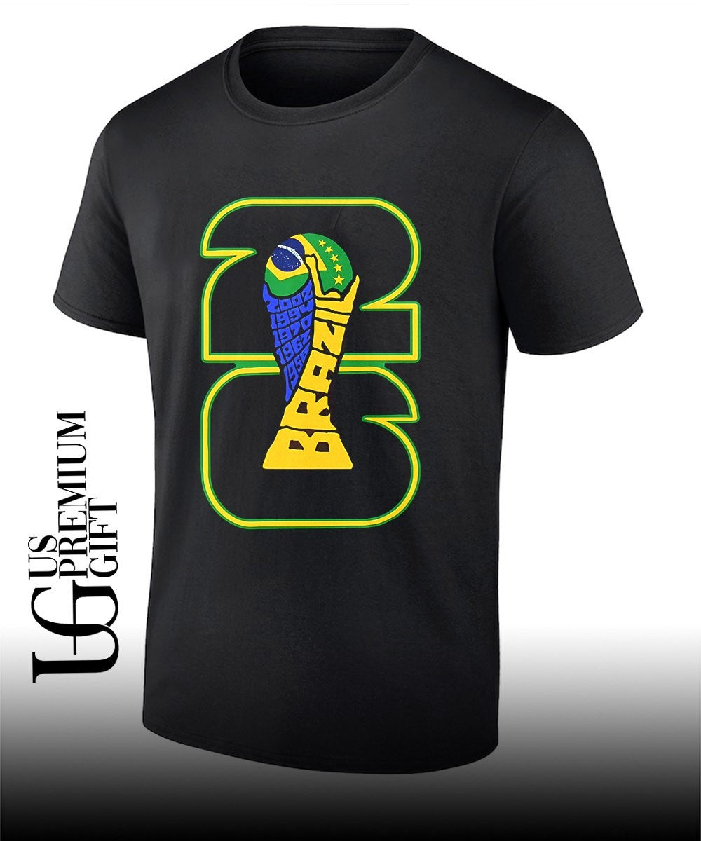 Brazil National Football Team 2002 1994 1970 1962 1958 World Cup Champions shirt
