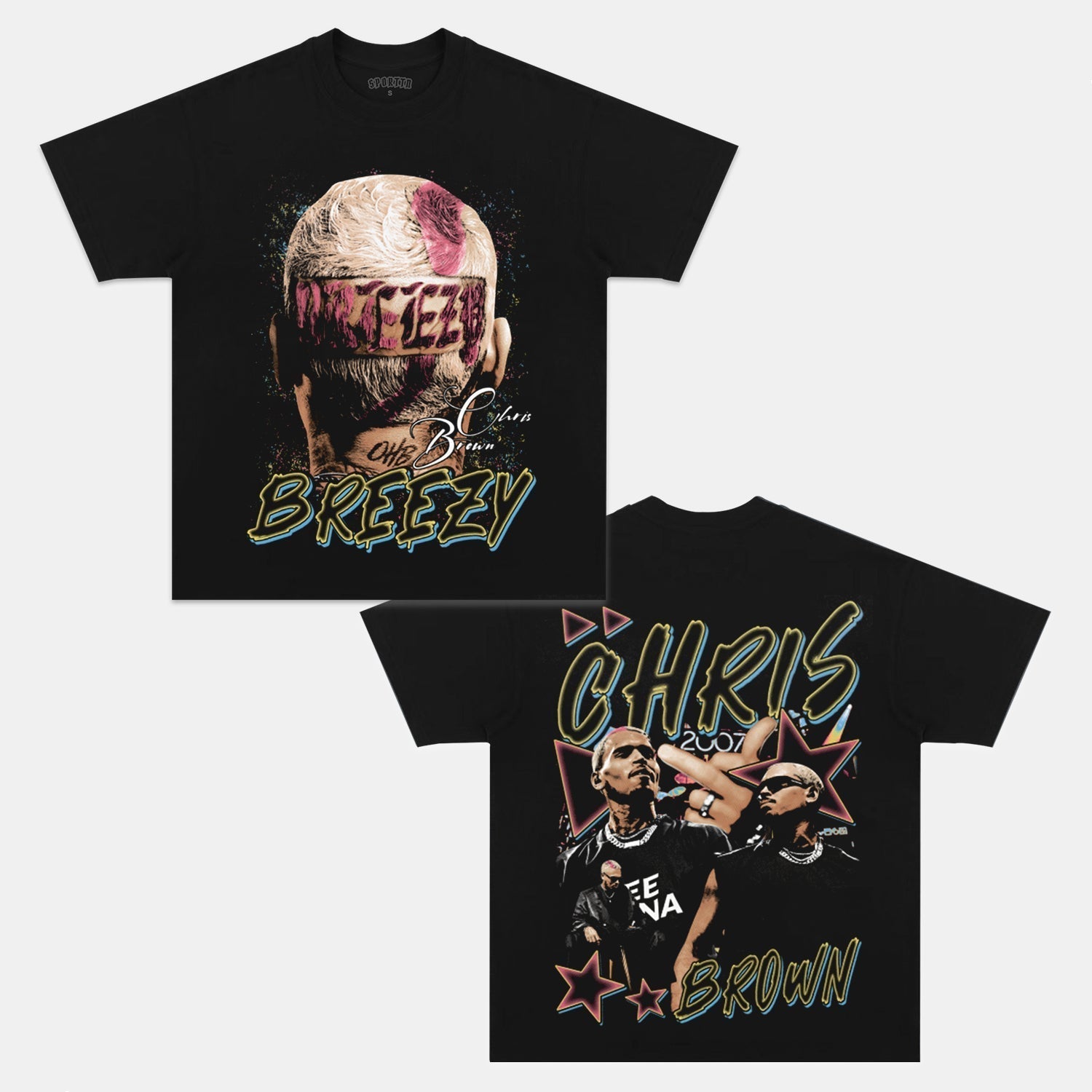 BREEZY CHRIS BROWN TEE Style001 - clothing by TeeHivey.com (Image 3)