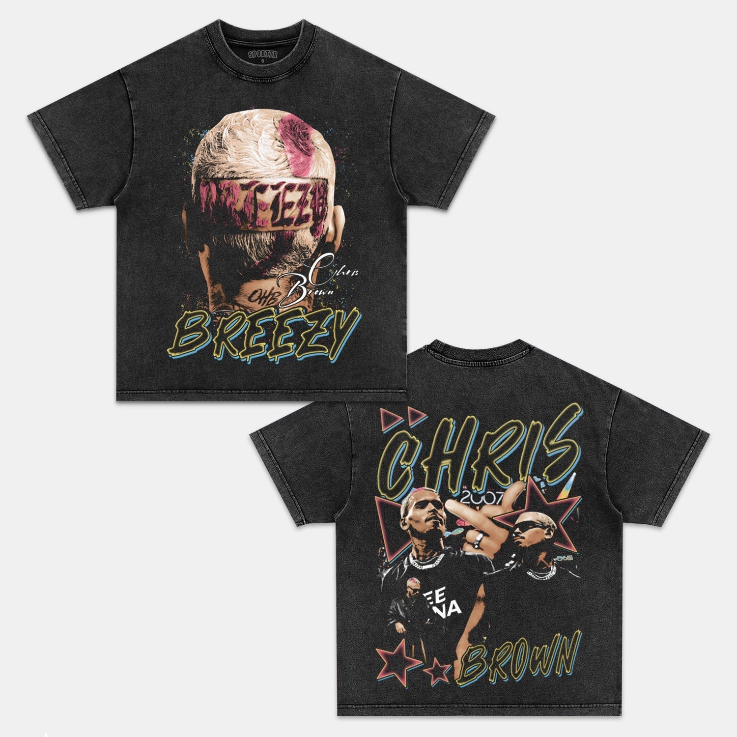 BREEZY CHRIS BROWN TEE Style001 - clothing by TeeHivey.com (Image 4)