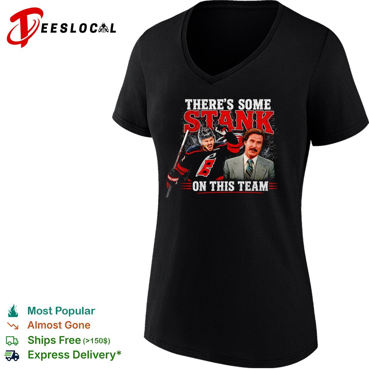 Brett Pesce Carolina Hurricanes NHL Step Brothers There is some stank on this team shirt