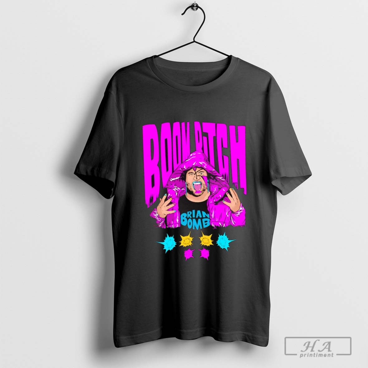 Brian Bomb Wrestler Boom Bitch - clothing by TeeHivey.com