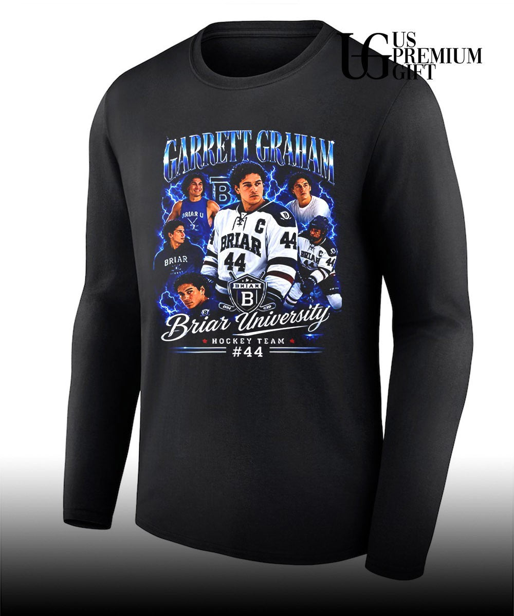 Briar University Garrett Graham 44 collage T-shirt