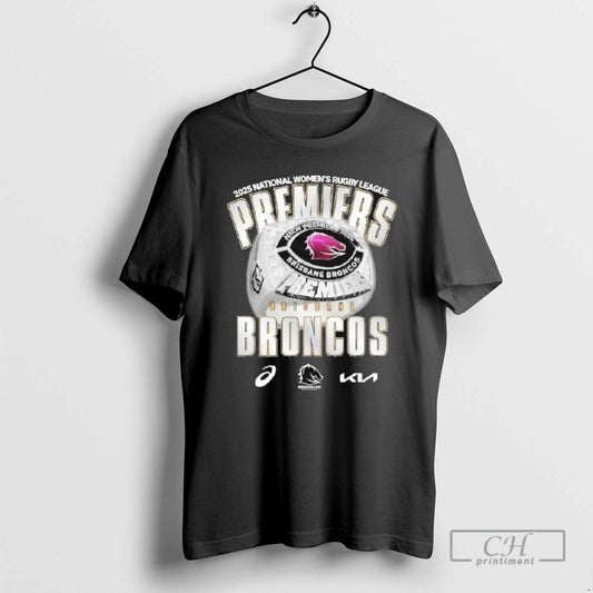 Brisbane Broncos 2025 Nrlw Premiers T Shirts - clothing by TeeHivey.com
