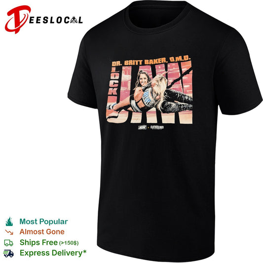 Britt Baker AEW lockjaw DMD wrestling shirt