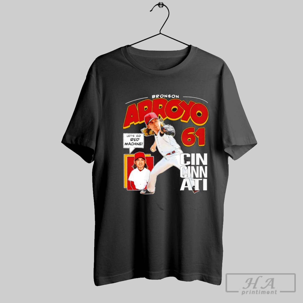 Bronson Arroyo Lets Go Red Machine Cincinnati Reds Baseball Diamond