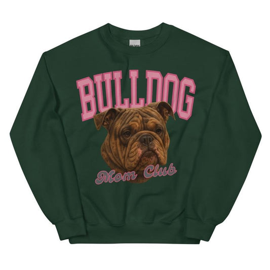 Brown Merle English Bulldog Mom Club Sweatshirt