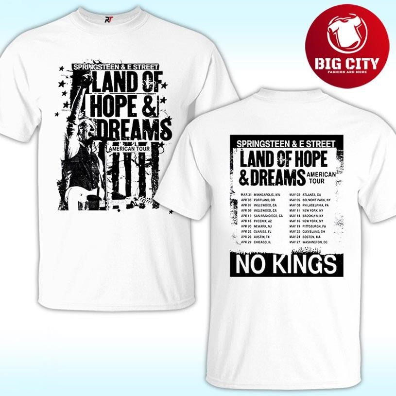 Bruce Springsteen &amp; The E Street Band Tour 2026 Two Sided Shirt