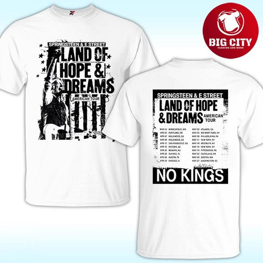 Bruce Springsteen &amp; The E Street Band Tour 2026 Two Sided Shirt