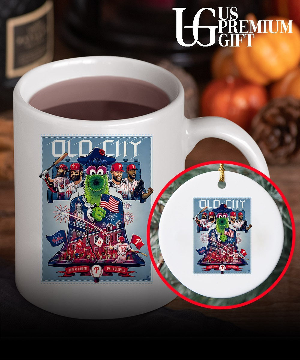 Bryce Harper Kyle Schwarber Philadelphia Phillies The Phanatic Old City I Love My Country MLB All-Star Game 2026 shirt