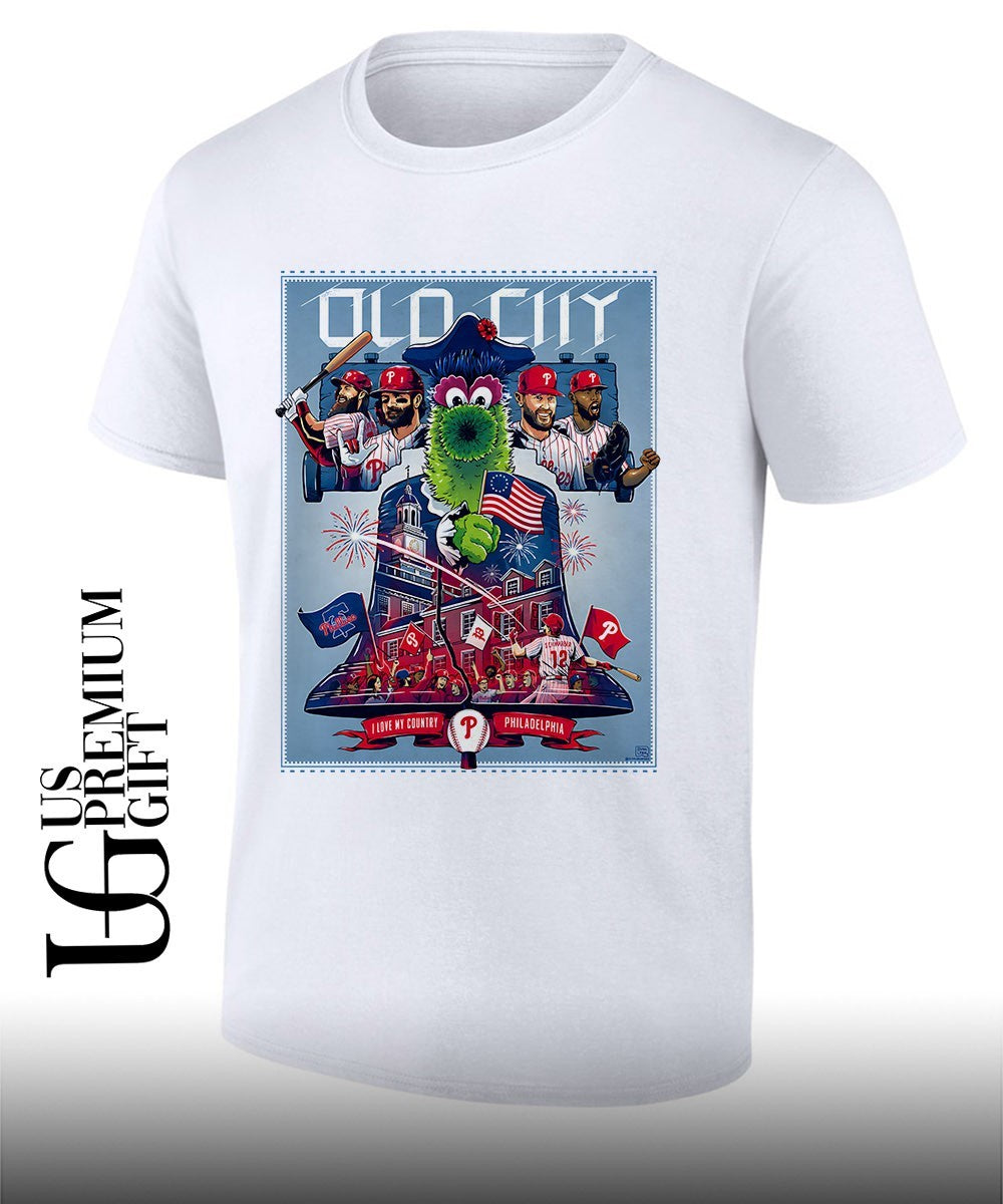 Bryce Harper Kyle Schwarber Philadelphia Phillies The Phanatic Old City I Love My Country MLB All-Star Game 2026 shirt