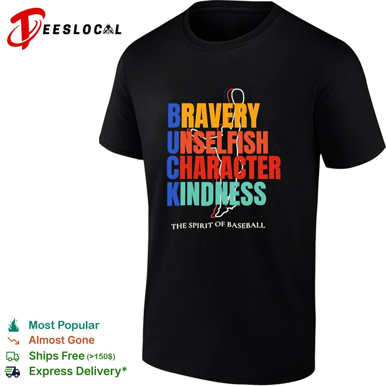 Buck O’Neil The Spirit of Baseball Bravery Unselfish Character Kindness shirt