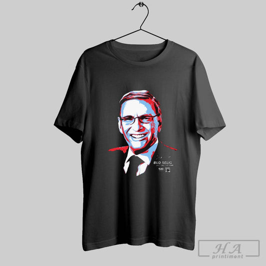 Bud Selig Commissioner 2017 Hall Of Fame National Baseball Signature Painting - clothing by TeeHivey.com