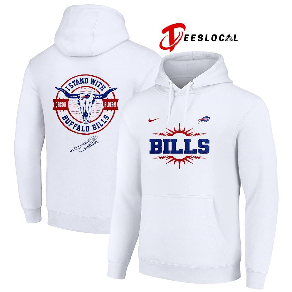 Buffalo Bills x Jason Aldean I stand signature logo shirt