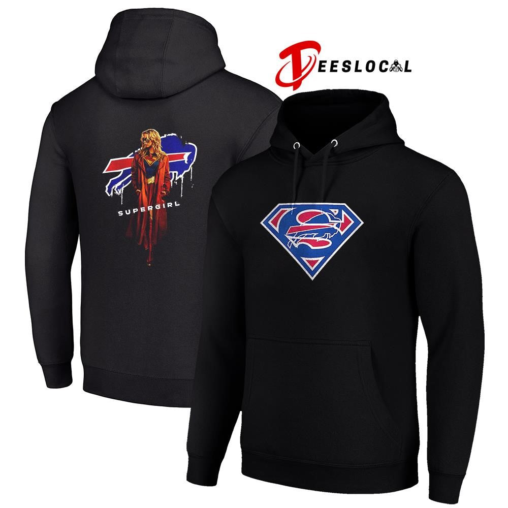 Buffalo Bills x Supergirl graphic shirt
