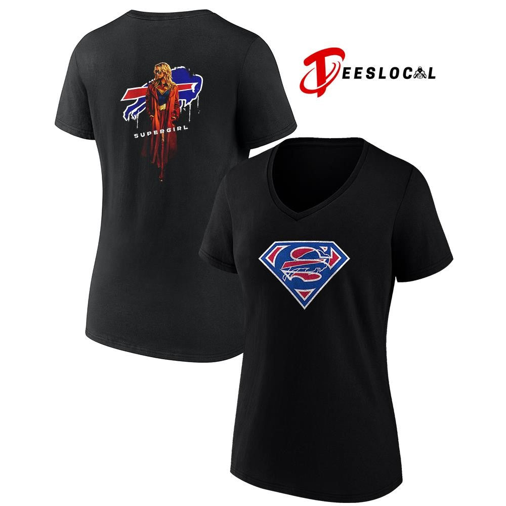 Buffalo Bills x Supergirl graphic shirt