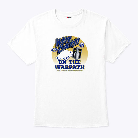 Buffalo Sabres We’re Back On The Warpath 2026 Atlantic Division Champions Shirt