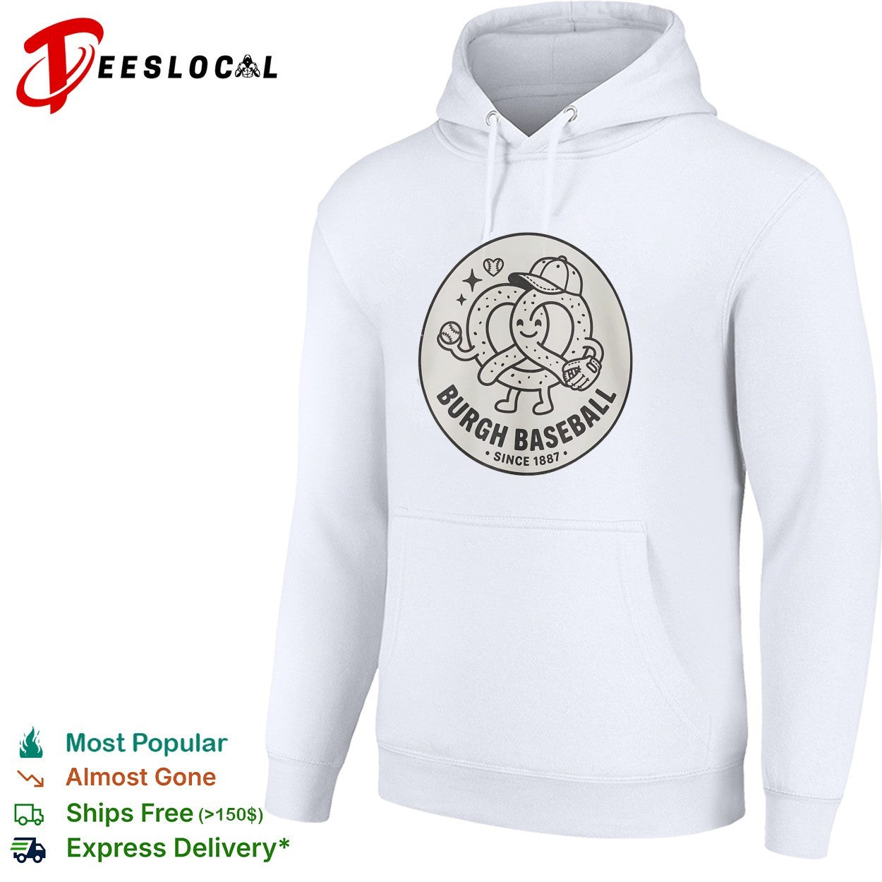 Burgh baseball pretzel mascot since 1887 shirt