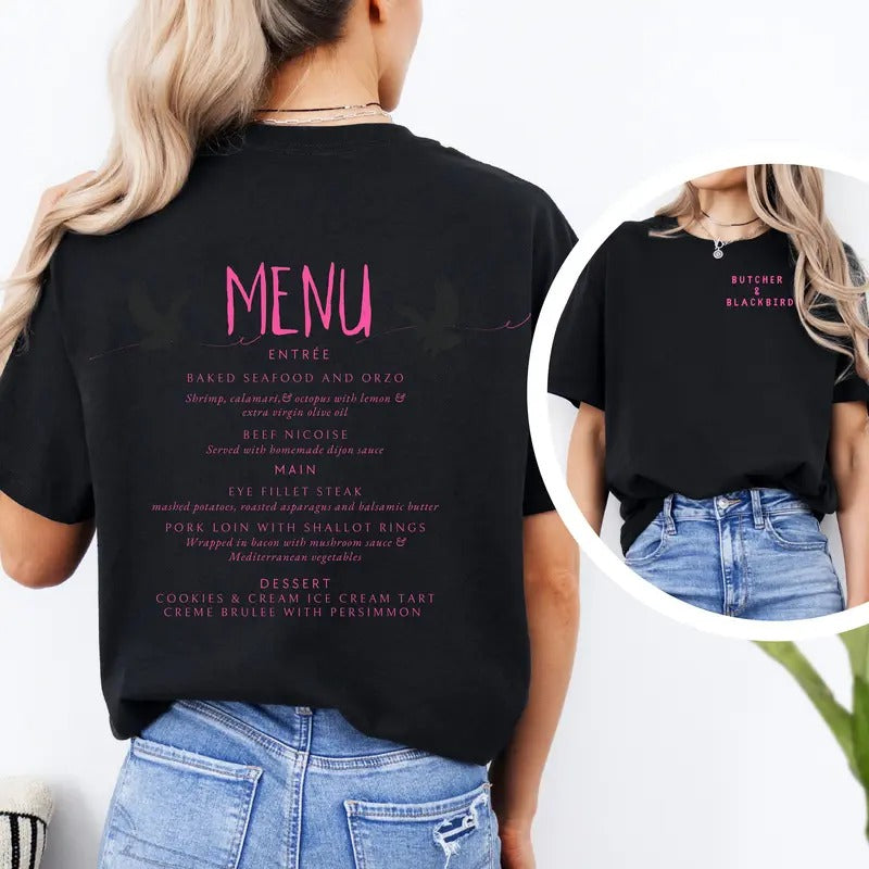 Butcher and Blackbird T-Shirt, Trigger Warning Sweatshirt, Smut Gift, Book Shirt, Dark Romance, Morally Grey, Romantasy Sweater