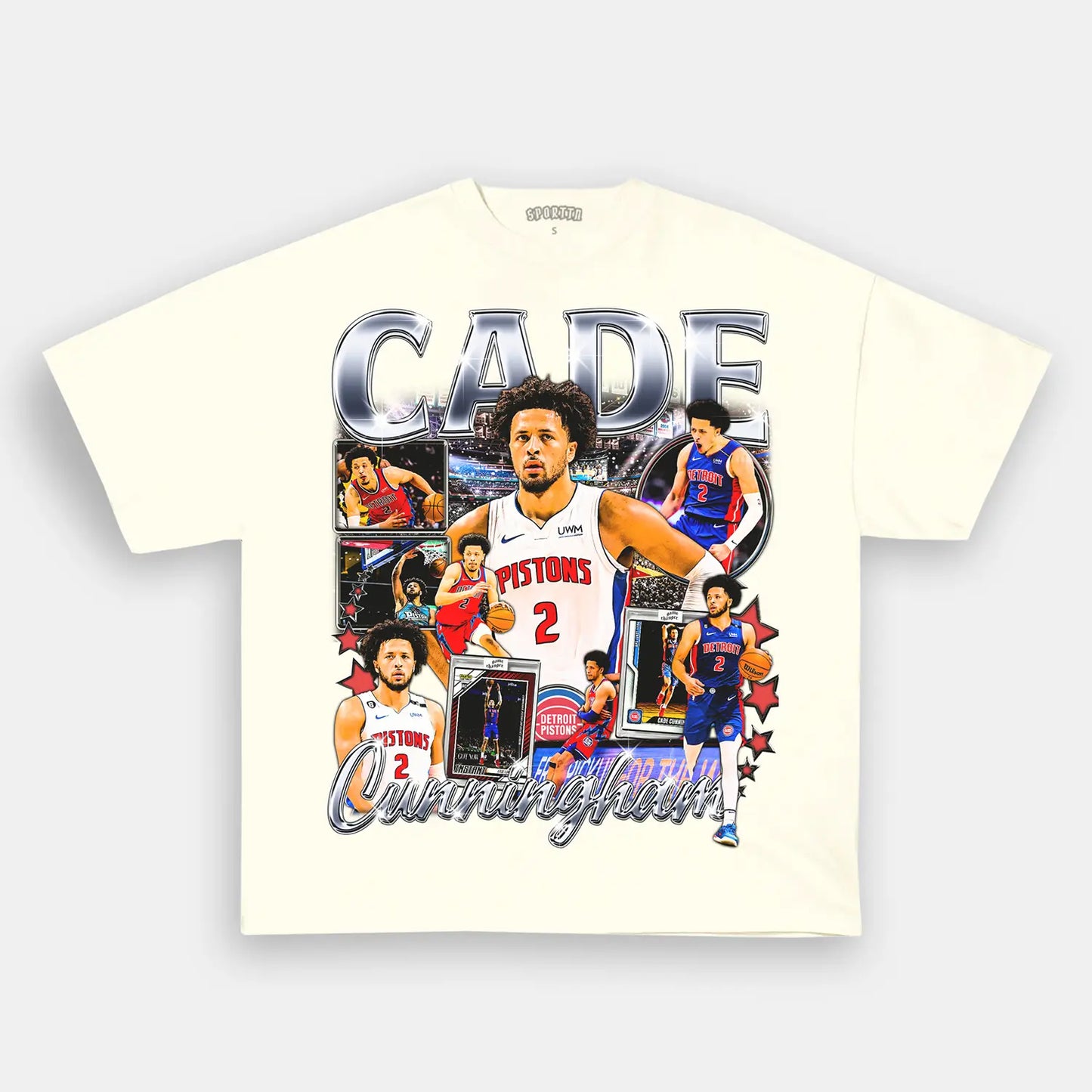 CADE CUNNINGHAM TEE Style002 - clothing by TeeHivey.com (Image 4)